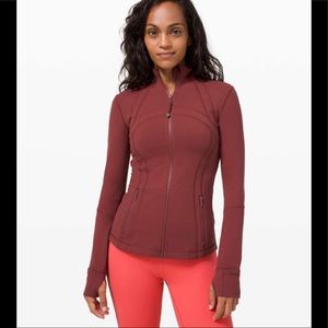 Lululemon burgundy athletic jacket 8